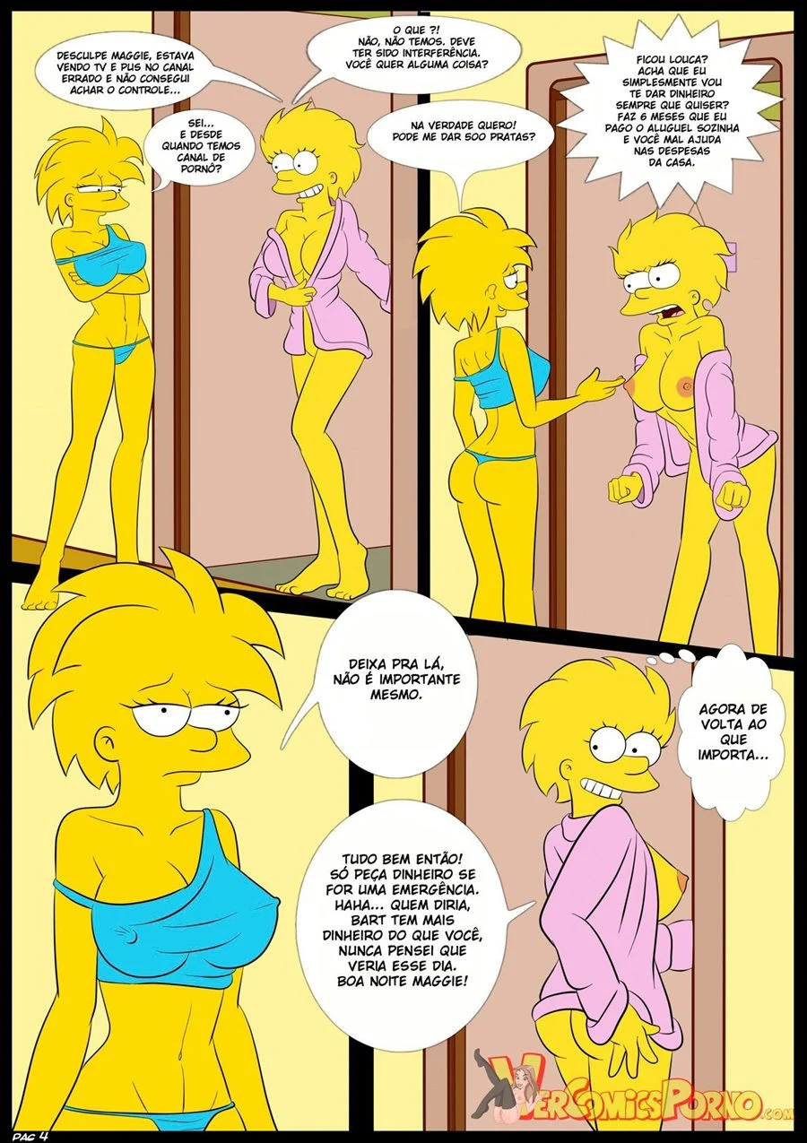 Simpsons: A Suruba Explícita de Lisa em Quadrinhos Proibidos