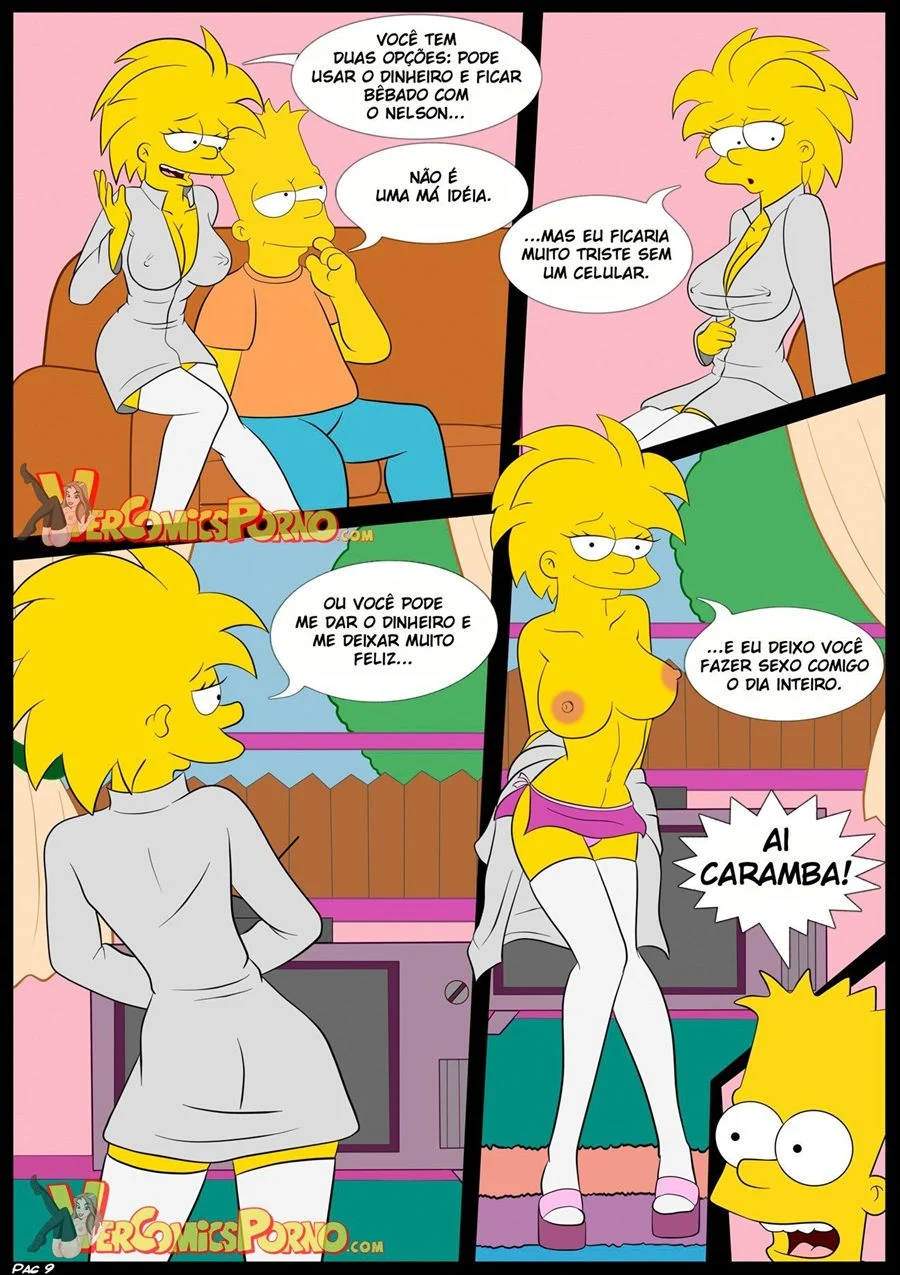 Simpsons: A Suruba Explícita de Lisa em Quadrinhos Proibidos