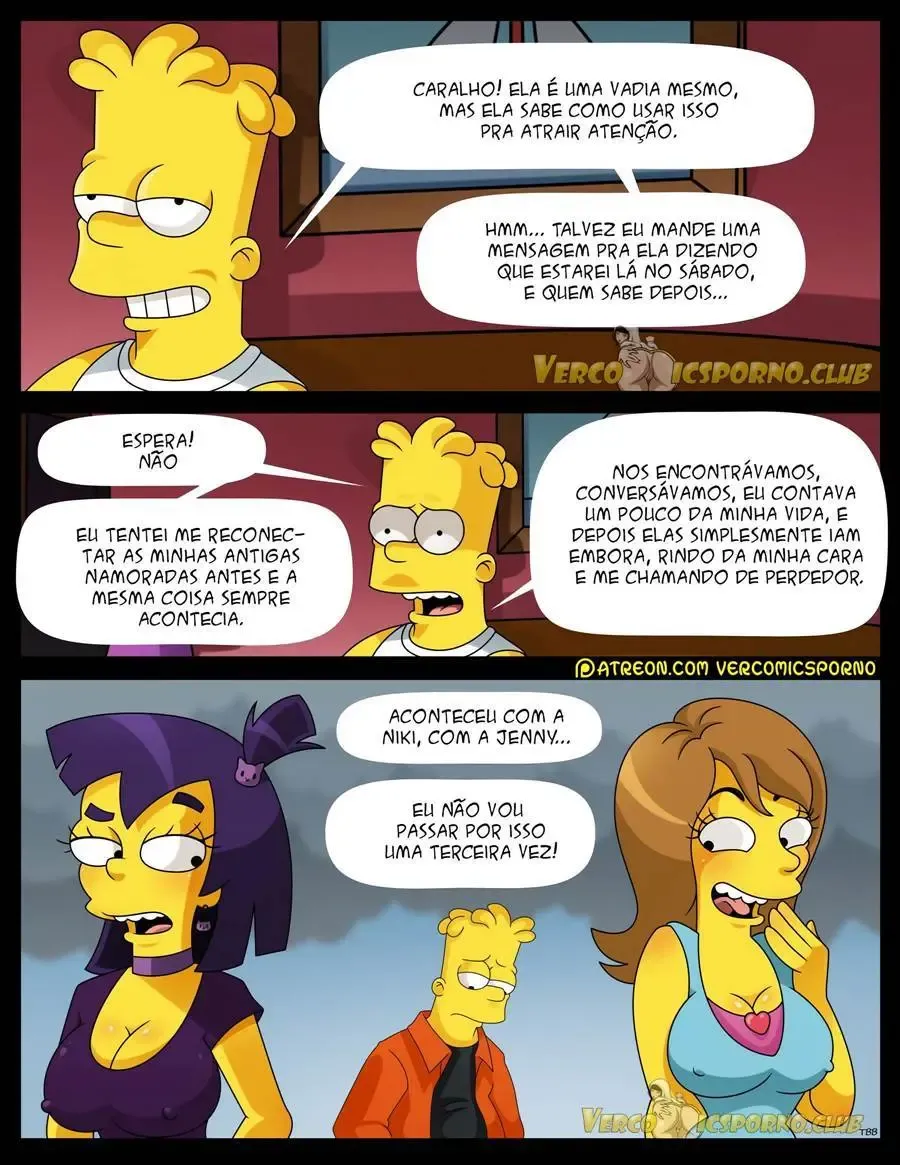 Bart Fode a Ex da Família em HQ Pornô Explícita dos Simpsons