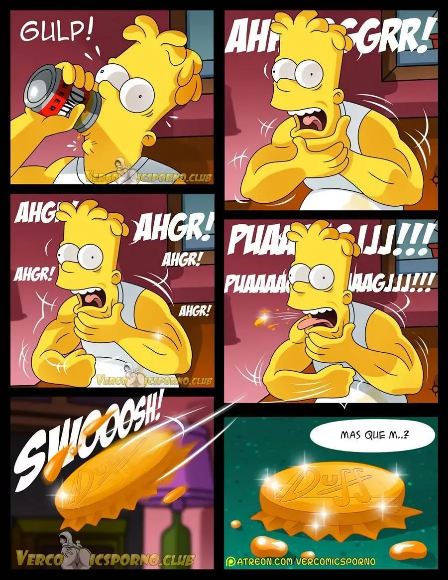 Bart Fode a Ex da Família em HQ Pornô Explícita dos Simpsons