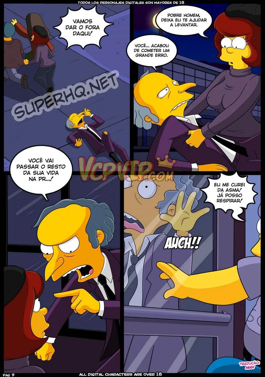 Quadrinhos Picantes da Família Simpsons: Cenas Explícitas com a Marge