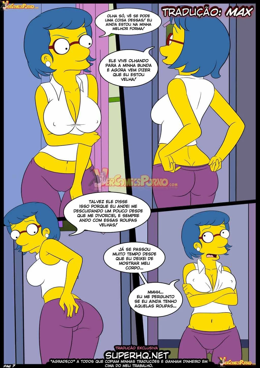 Os Simpsons na Cama: HQ Erótica Proibida com Cenas Quentes de Putaria Explícita