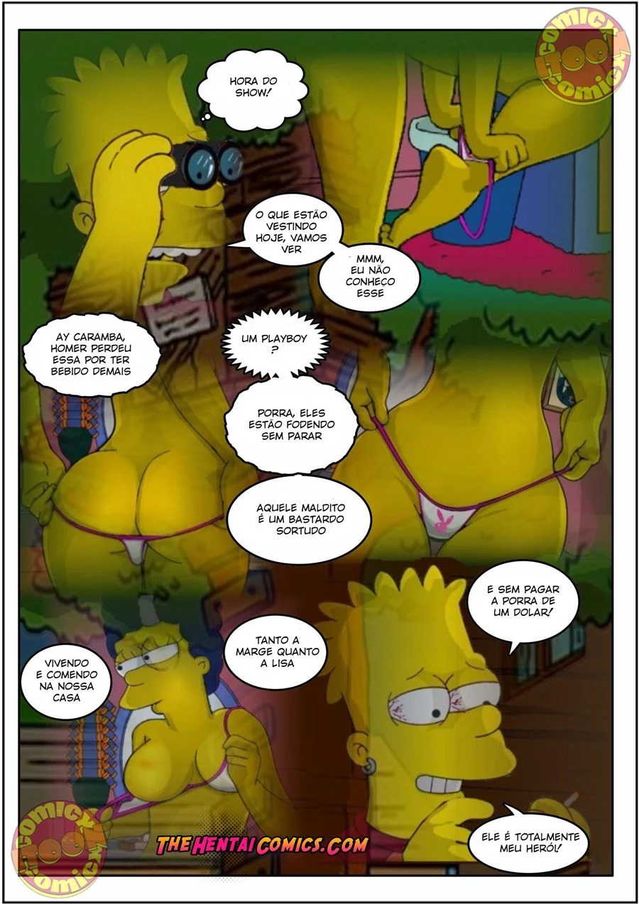 Simpsons Pornô: Lisa e Bart em Cenas Explícitas e Picantes