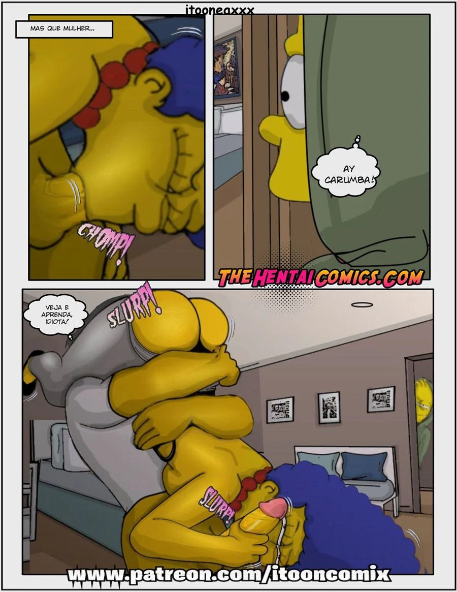 Simpsons: Lisa e a Cobra - Sexo Explícito em Quadrinhos Pecaminosos