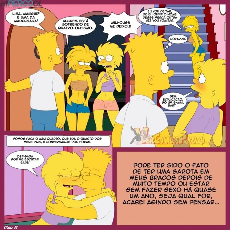 Sedutor Incesto: Bart e Lisa Explorando Desejos Proibidos nos Simpsons Sedutor Incesto: Bart e Lisa Explorando Desejos Proibidos nos Simpsons