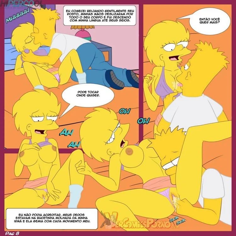 Sedutor Incesto: Bart e Lisa Explorando Desejos Proibidos nos Simpsons Sedutor Incesto: Bart e Lisa Explorando Desejos Proibidos nos Simpsons