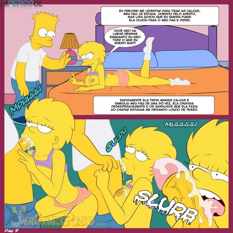 Sedutor Incesto: Bart e Lisa Explorando Desejos Proibidos nos Simpsons