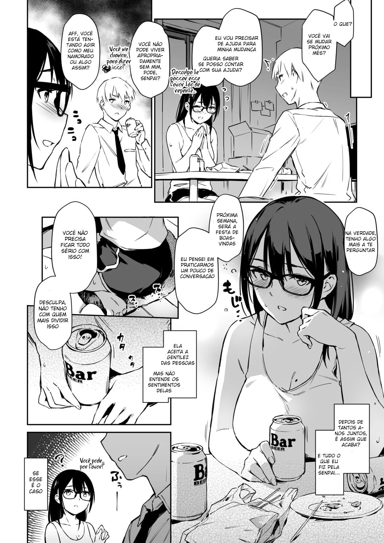 Simulação Erótica Intensa com a Minha Senpai Tímida e Reprimida