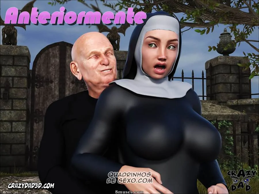 O Pecado Carnal da Irmã Grace: Hentai 3D Explícito em HQ