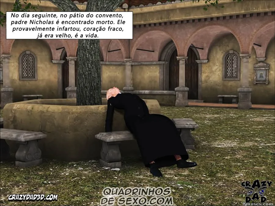 O Pecado Carnal da Irmã Grace: Hentai 3D Explícito em HQ