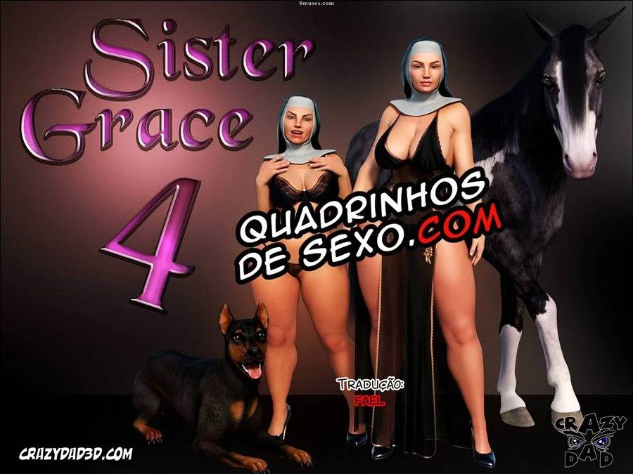 Irmã Devassa 4: Cenas Explícitas em HQ 3D de Sexo Intenso