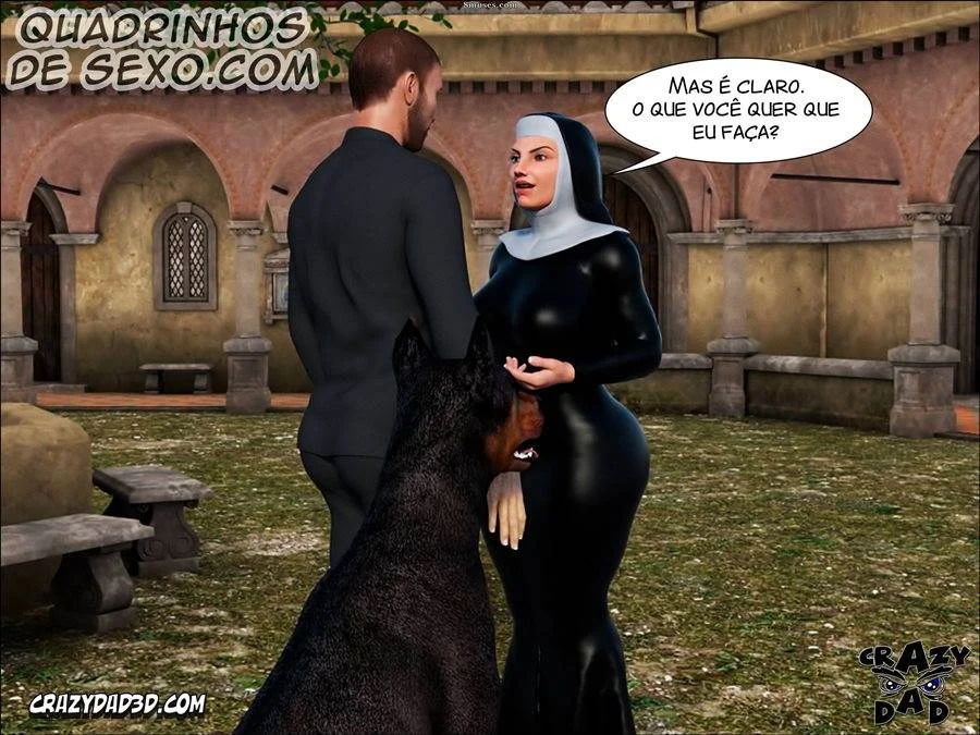 Irmã Devassa 4: Cenas Explícitas em HQ 3D de Sexo Intenso