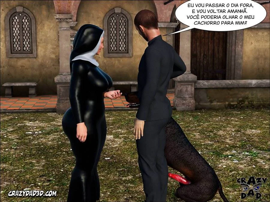 Irmã Devassa 4: Cenas Explícitas em HQ 3D de Sexo Intenso