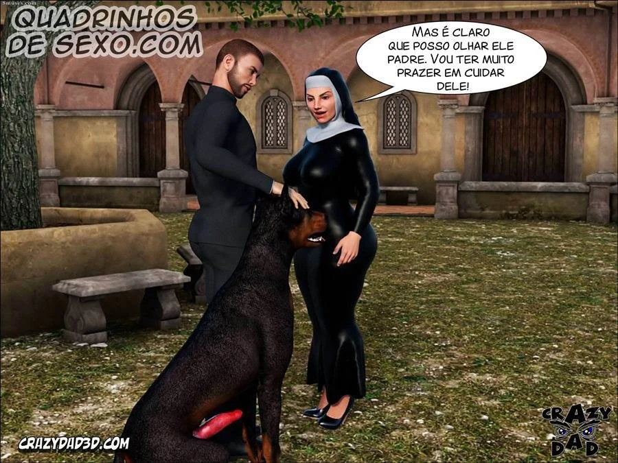 Irmã Devassa 4: Cenas Explícitas em HQ 3D de Sexo Intenso