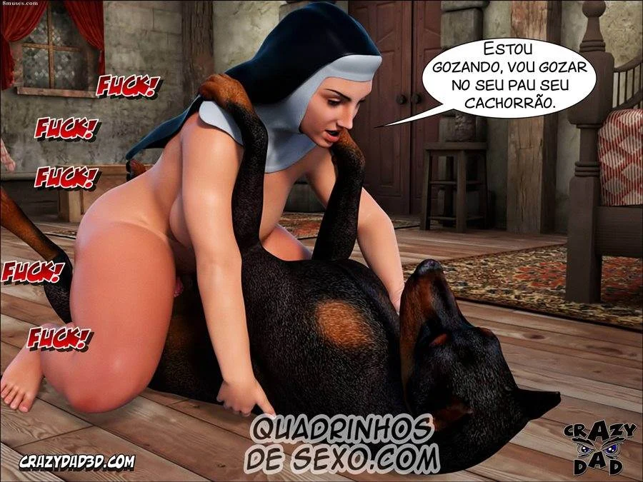 Irmã Devassa 4: Cenas Explícitas em HQ 3D de Sexo Intenso