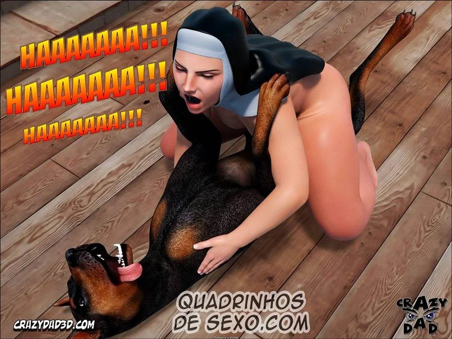 Irmã Devassa 4: Cenas Explícitas em HQ 3D de Sexo Intenso