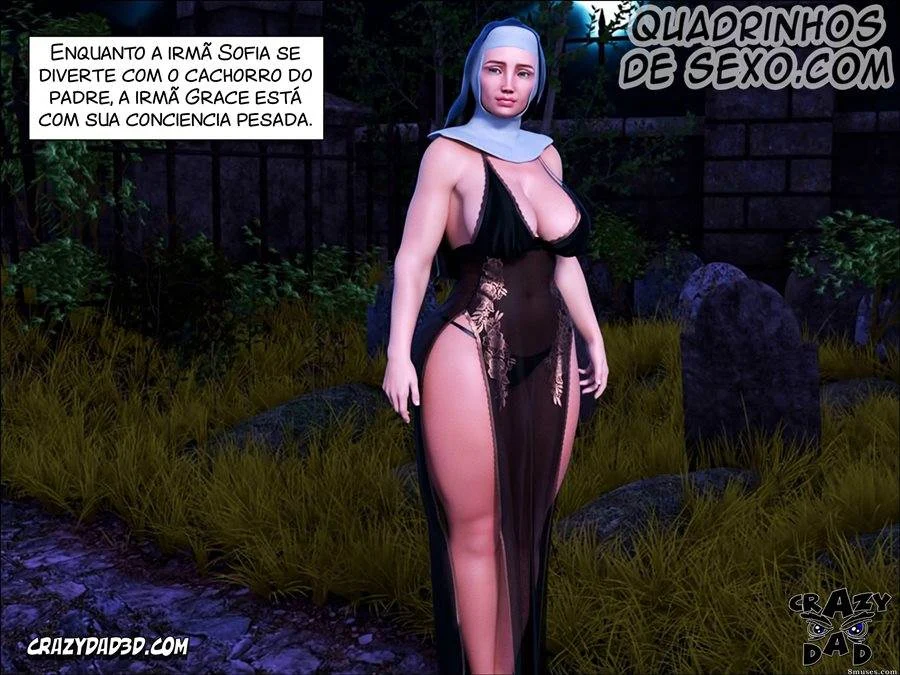Irmã Devassa 4: Cenas Explícitas em HQ 3D de Sexo Intenso