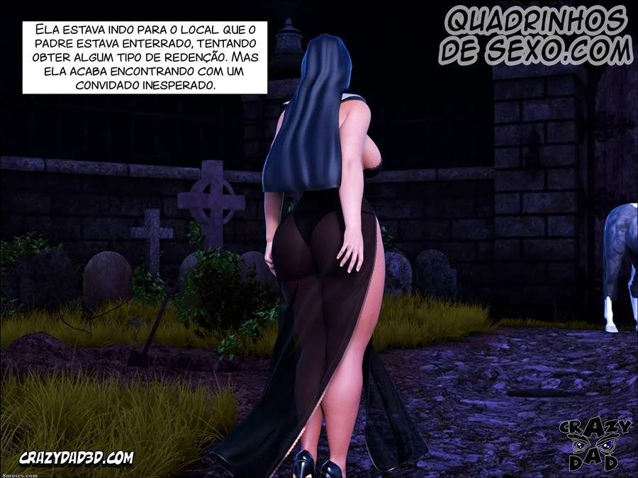 Irmã Devassa 4: Cenas Explícitas em HQ 3D de Sexo Intenso