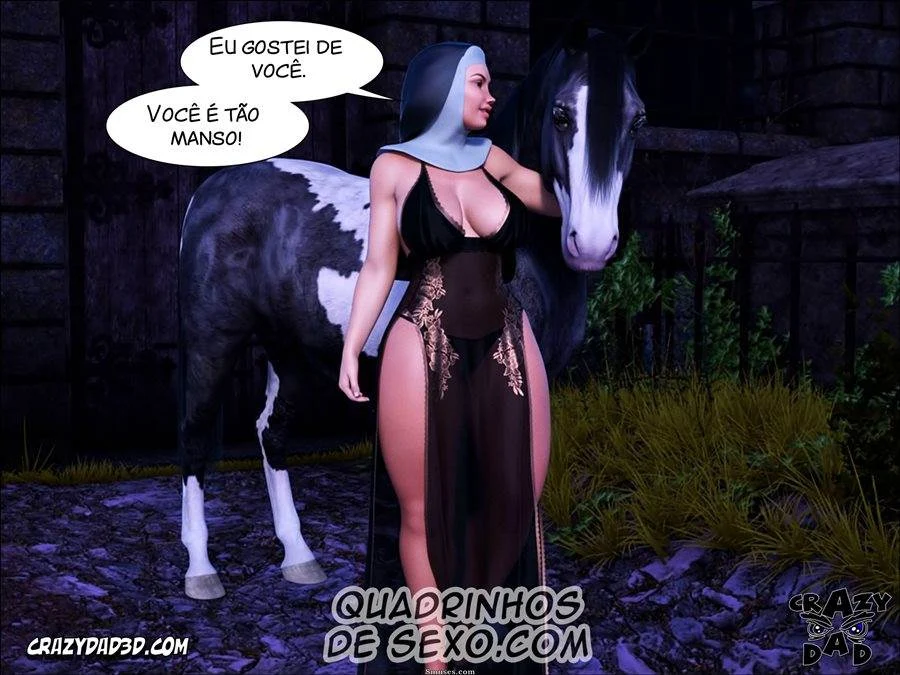 Irmã Devassa 4: Cenas Explícitas em HQ 3D de Sexo Intenso