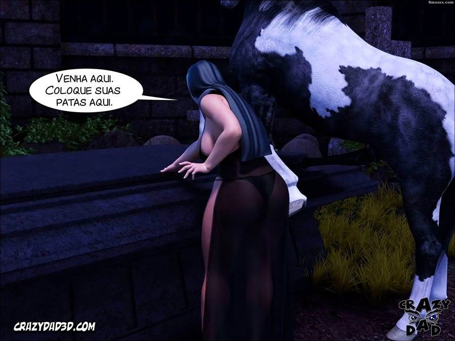 Irmã Devassa 4: Cenas Explícitas em HQ 3D de Sexo Intenso