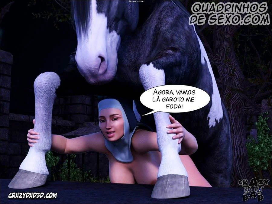 Irmã Devassa 4: Cenas Explícitas em HQ 3D de Sexo Intenso