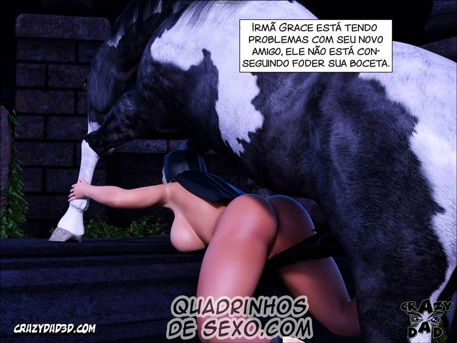 Irmã Devassa 4: Cenas Explícitas em HQ 3D de Sexo Intenso