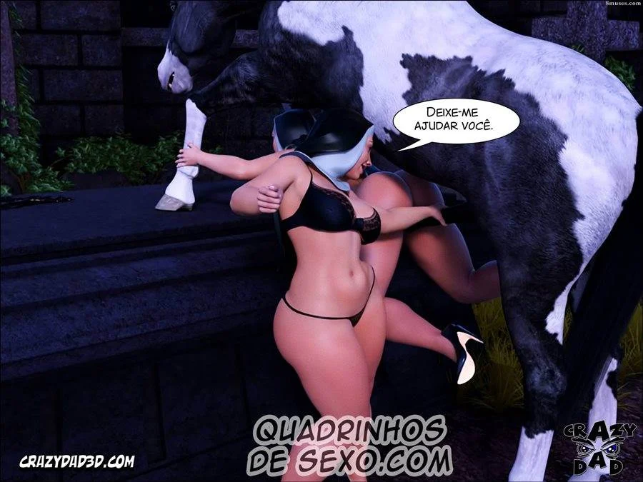 Irmã Devassa 4: Cenas Explícitas em HQ 3D de Sexo Intenso
