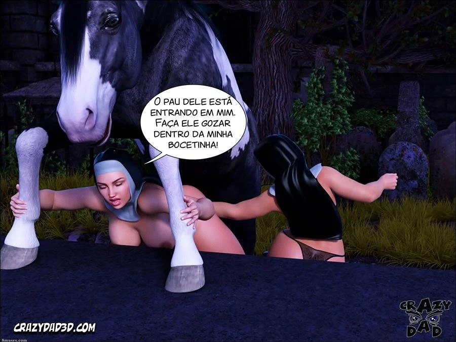 Irmã Devassa 4: Cenas Explícitas em HQ 3D de Sexo Intenso
