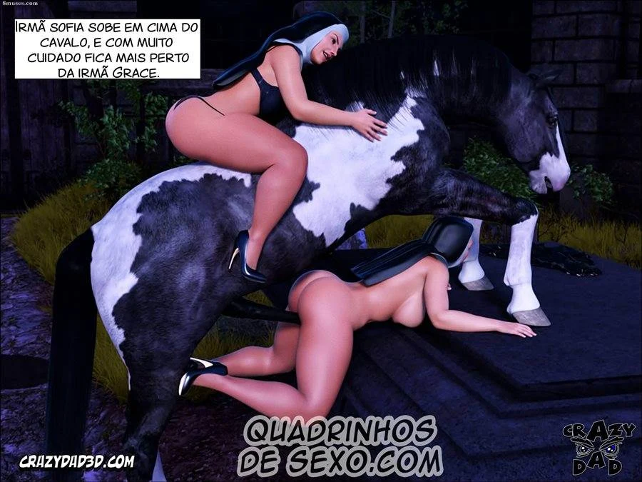Irmã Devassa 4: Cenas Explícitas em HQ 3D de Sexo Intenso