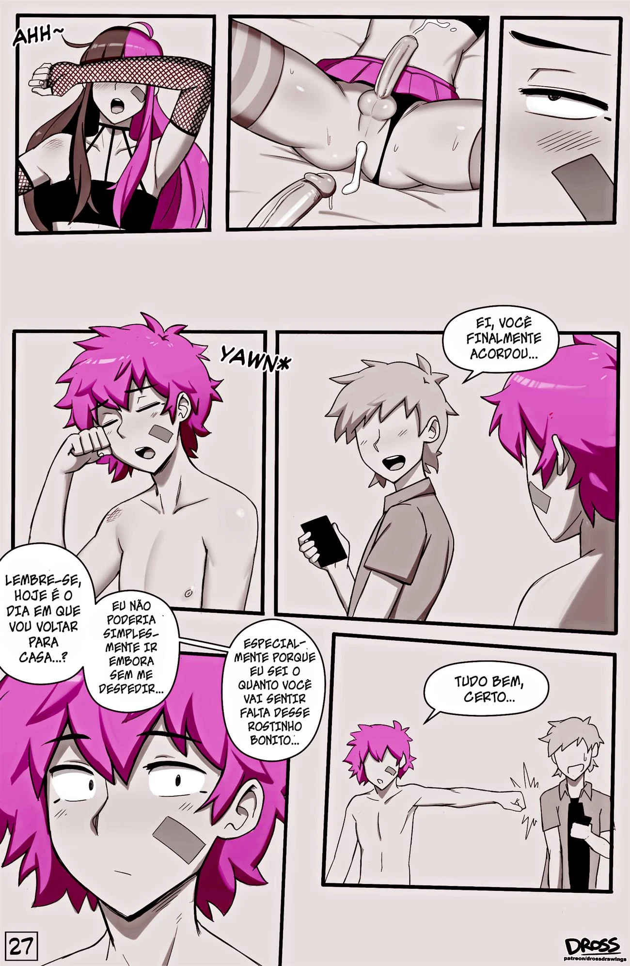 Skatista Dominador Transando com Macho Na Pista - Quadrinhos Eróticos Explícitos