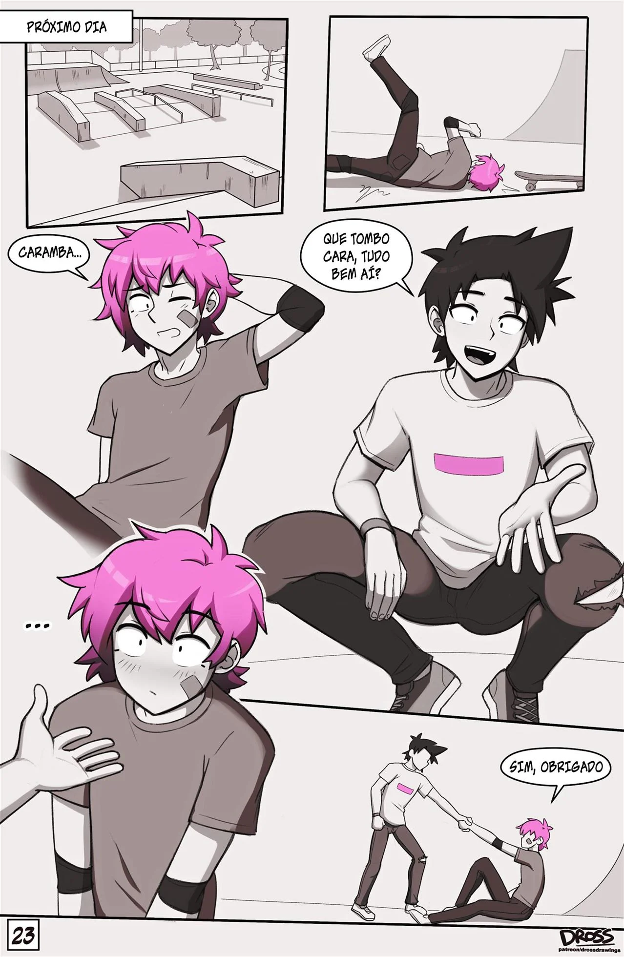 Skatista Femboy: HQ Explícita com Transas Intensas e Fetiche Crossdresser