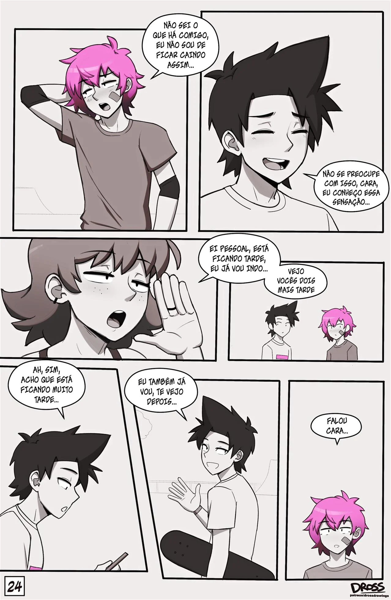 Skatista Femboy: HQ Explícita com Transas Intensas e Fetiche Crossdresser