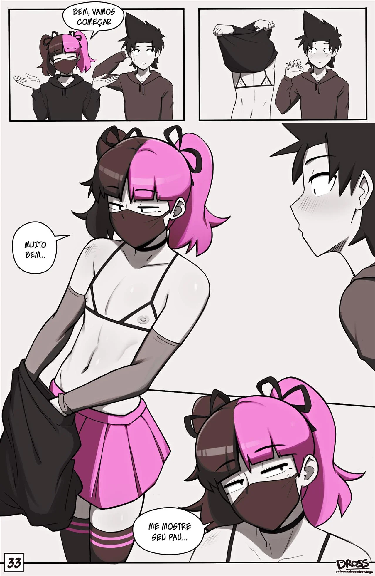 Skatista Femboy: HQ Explícita com Transas Intensas e Fetiche Crossdresser