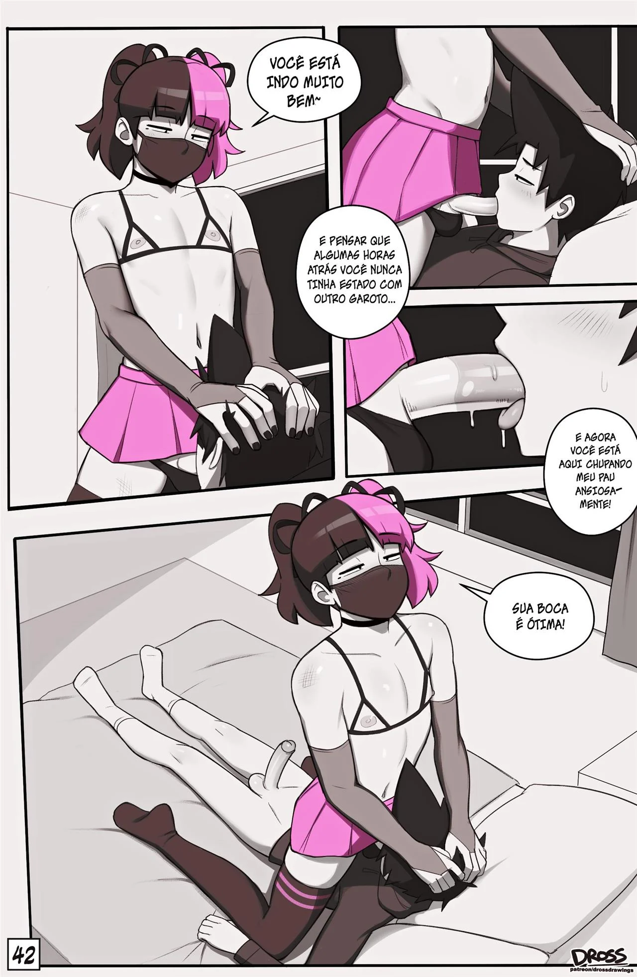 Skatista Femboy: HQ Explícita com Transas Intensas e Fetiche Crossdresser