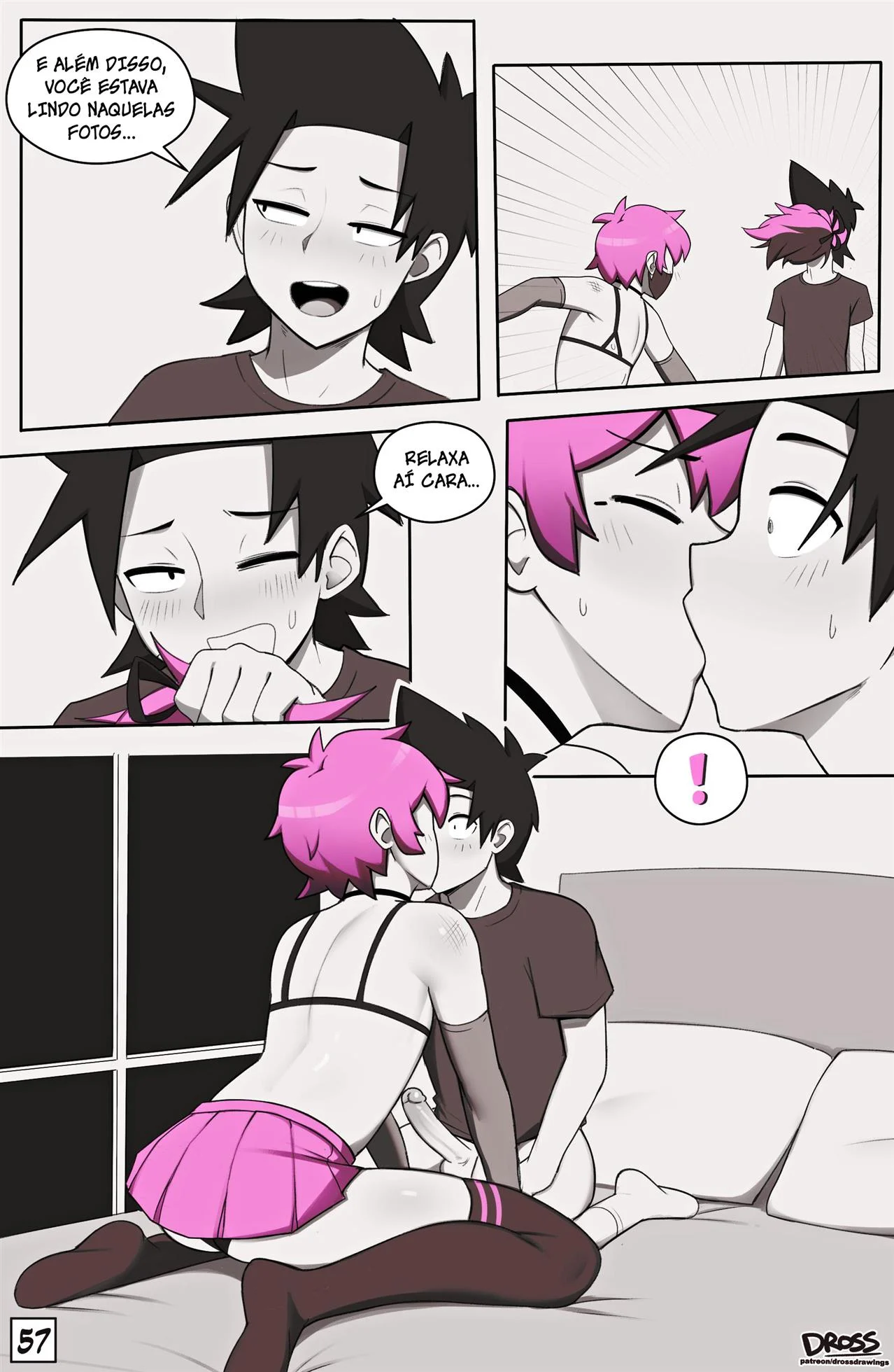 Skatista Femboy: HQ Explícita com Transas Intensas e Fetiche Crossdresser