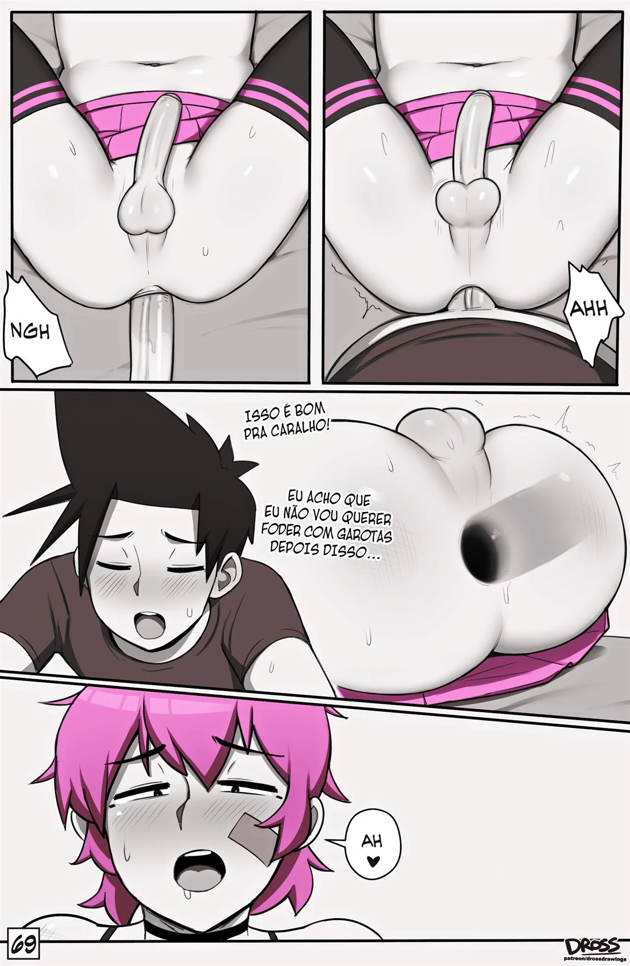 Skatista Femboy: HQ Explícita com Transas Intensas e Fetiche Crossdresser