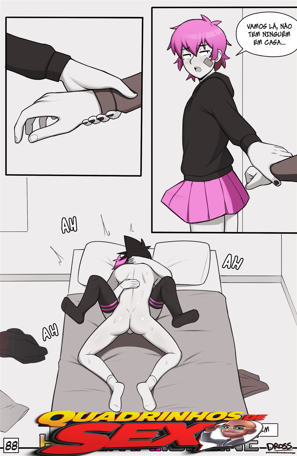 Skatista Femboy: HQ Explícita com Transas Intensas e Fetiche Crossdresser