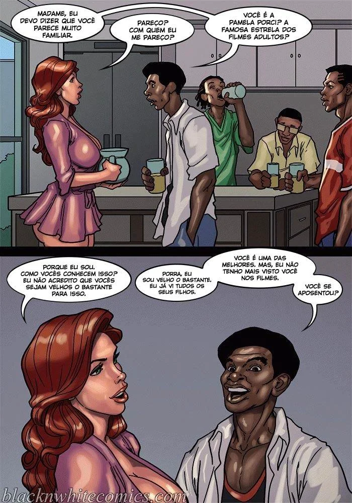 Mães Gostosas: Sexo Interracial Explicito em HQ Mães Gostosas: Sexo Interracial Explicito em HQ