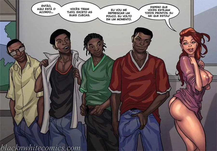 Mães Gostosas: Sexo Interracial Explicito em HQ Mães Gostosas: Sexo Interracial Explicito em HQ