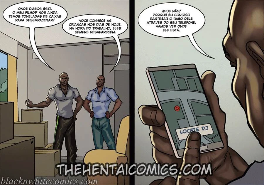 Mães Gostosas: Sexo Interracial Explicito em HQ Mães Gostosas: Sexo Interracial Explicito em HQ