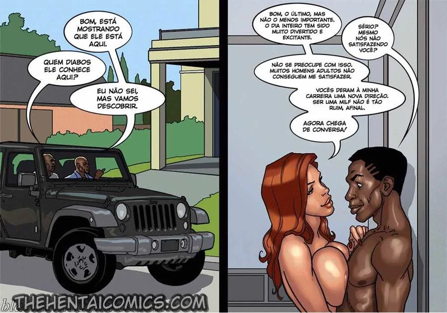 Mães Gostosas: Sexo Interracial Explicito em HQ Mães Gostosas: Sexo Interracial Explicito em HQ