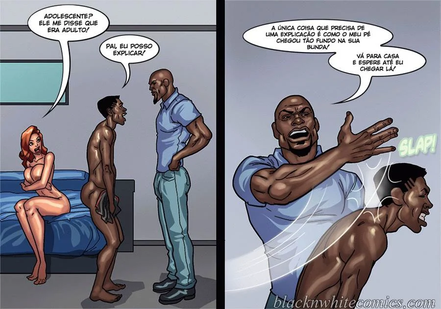 Mães Gostosas: Sexo Interracial Explicito em HQ Mães Gostosas: Sexo Interracial Explicito em HQ