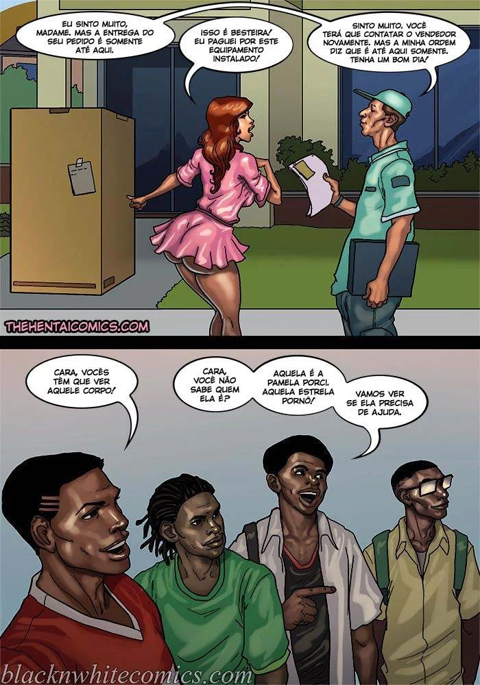 Mães Gostosas: Sexo Interracial Explicito em HQ Mães Gostosas: Sexo Interracial Explicito em HQ