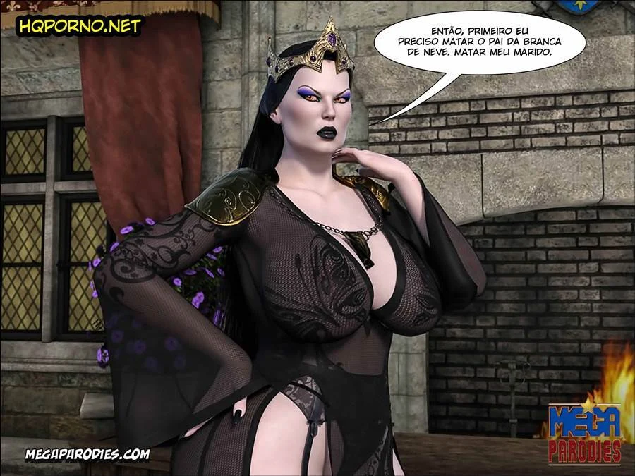 Branca de Neve em Cena Quente: Pornô 3D Explícito nos Quadrinhos