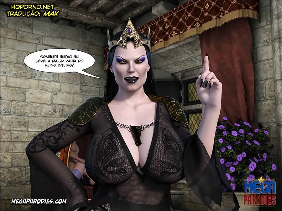 Branca de Neve em Cena Quente: Pornô 3D Explícito nos Quadrinhos
