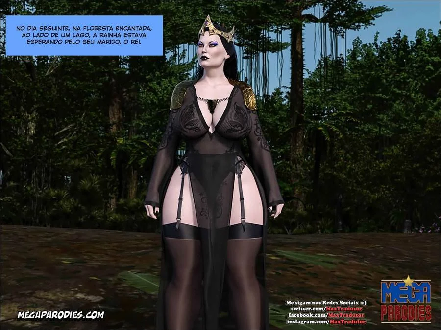 Branca de Neve em Cena Quente: Pornô 3D Explícito nos Quadrinhos
