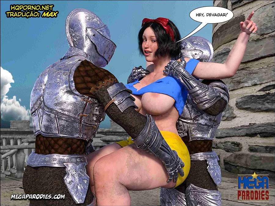 Branca de Neve Enfrentando Foda Brutal em HQ 3D Explícita Branca de Neve Enfrentando Foda Brutal em HQ 3D Explícita