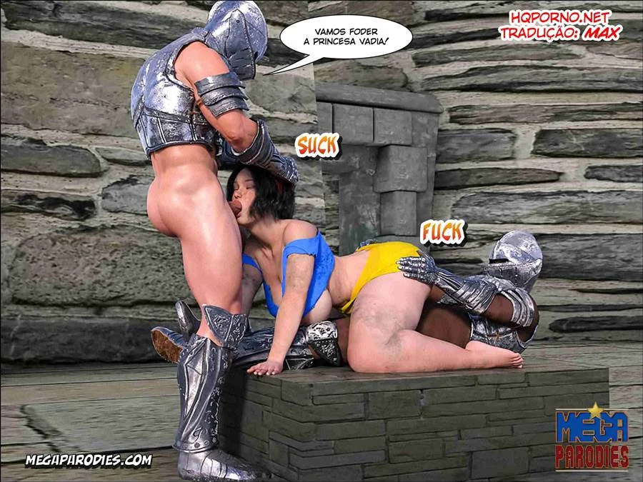 Branca de Neve Enfrentando Foda Brutal em HQ 3D Explícita Branca de Neve Enfrentando Foda Brutal em HQ 3D Explícita