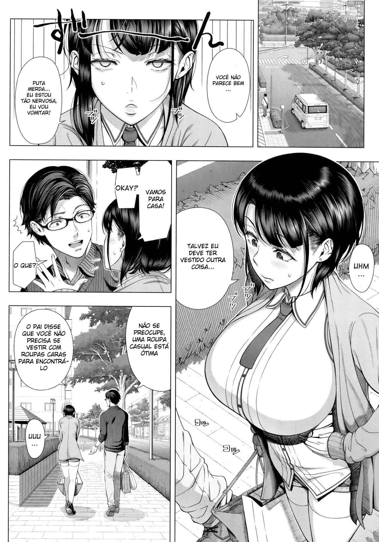 Sogro Fode a Nora de Buceta Grande - Hentai Explícito em HQ