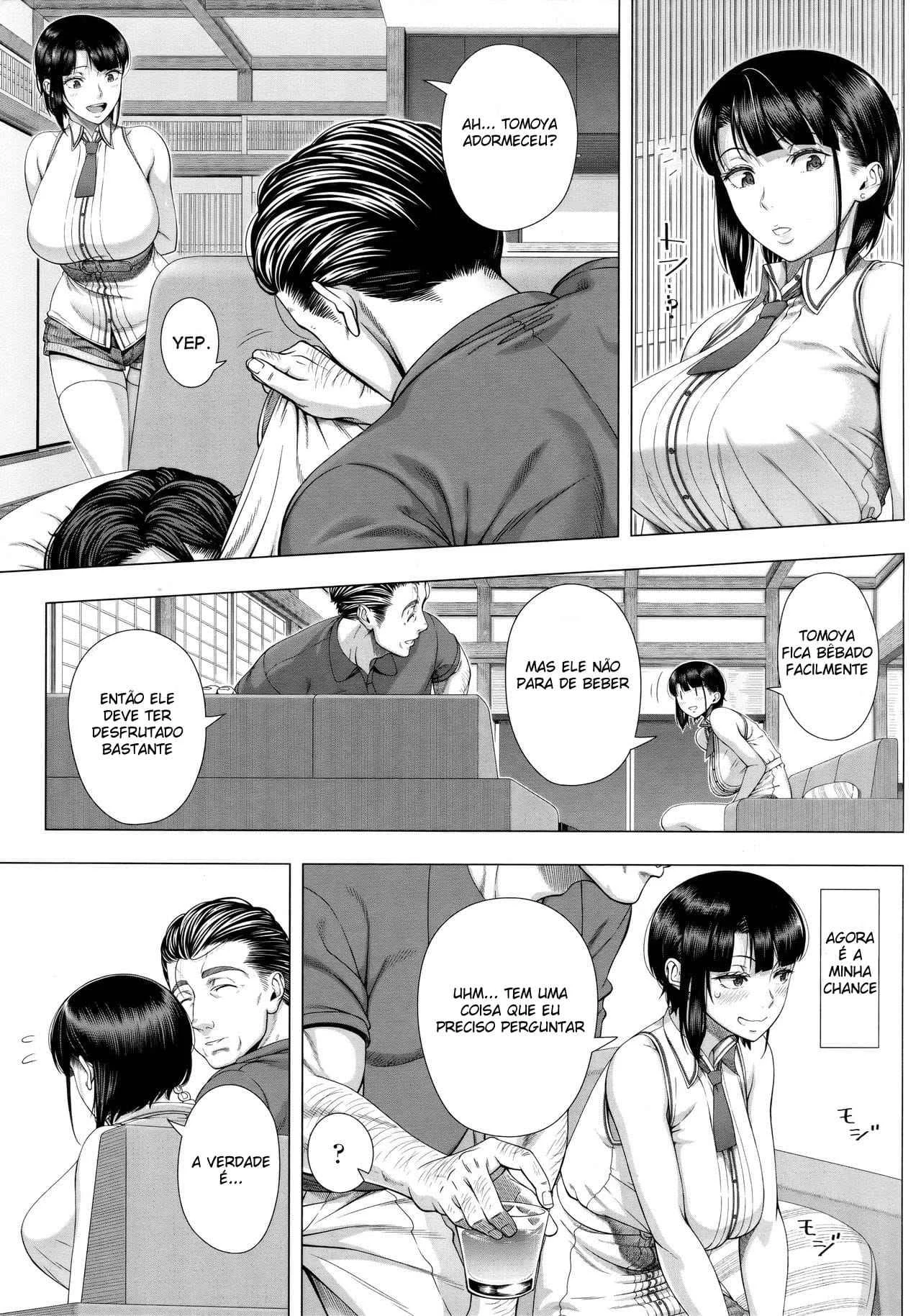 Sogro Fode a Nora de Buceta Grande - Hentai Explícito em HQ